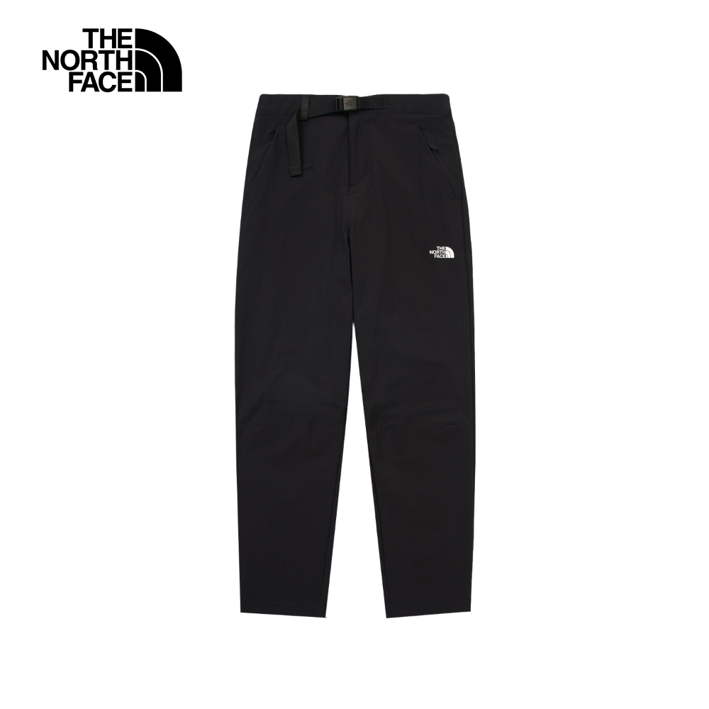 【10/25 00點週末限定】The North Face北面女款黑色吸濕排汗戶外徒步長褲｜
