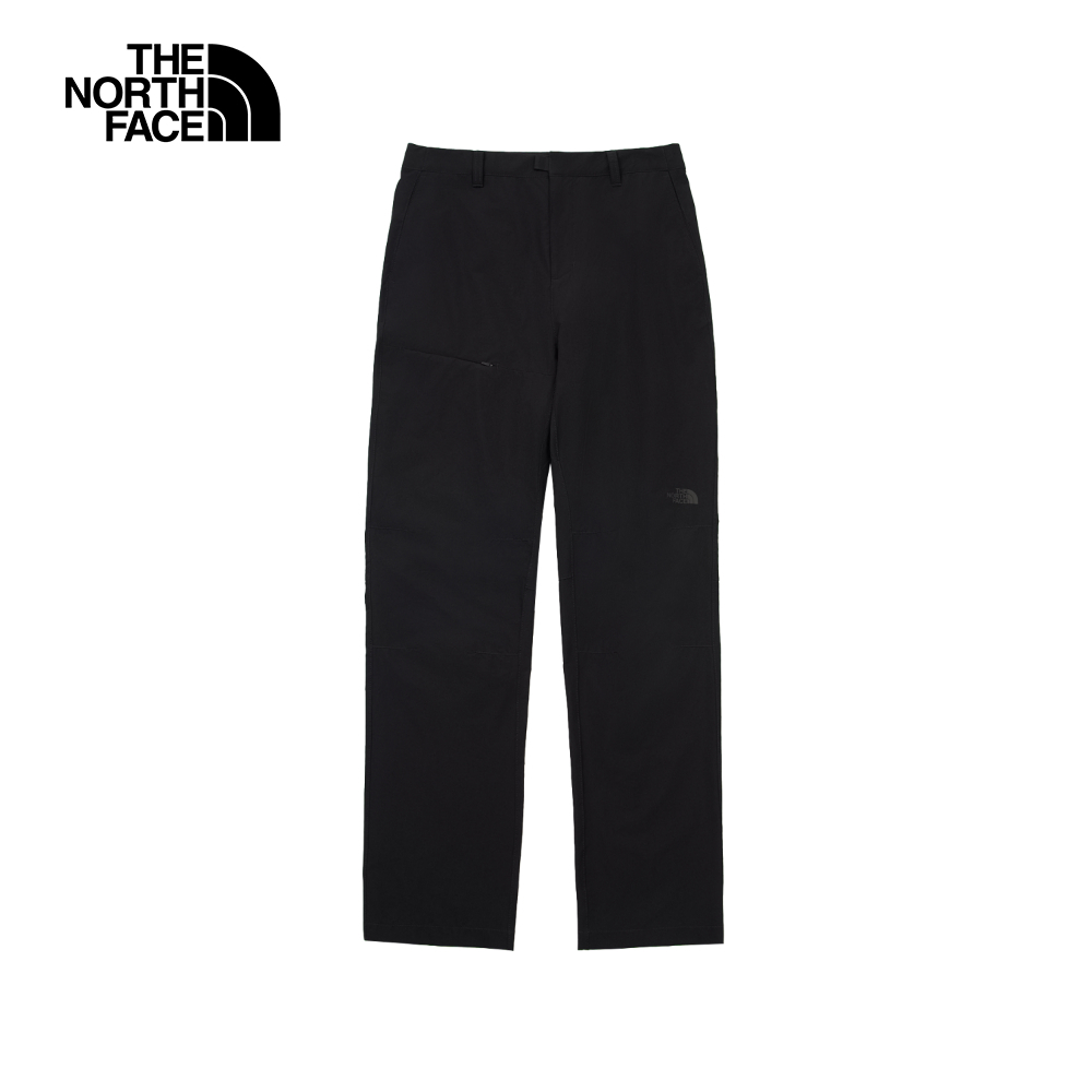 The North Face北面女款黑色DWR防潑水戶外徒步長褲｜8DFKJK3