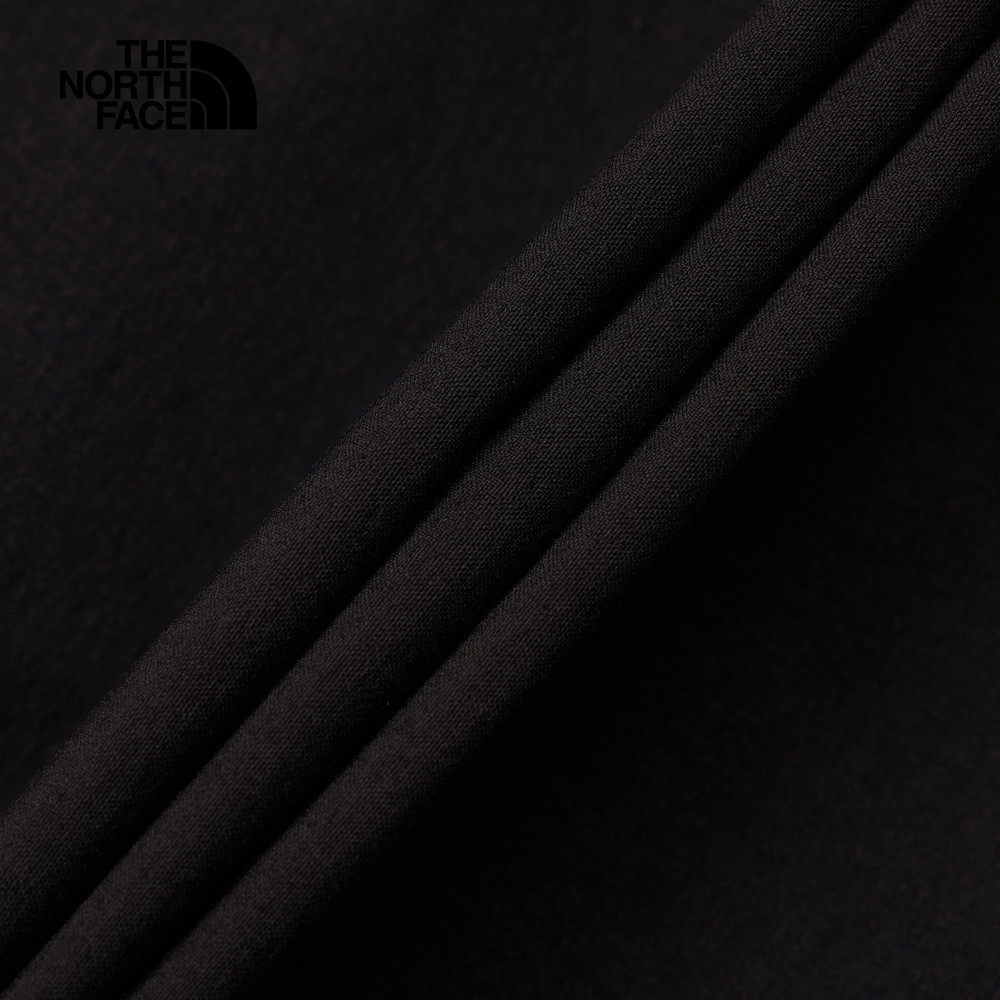 The North Face北面女款黑色DWR防潑水戶外徒步長褲｜8DFKJK3