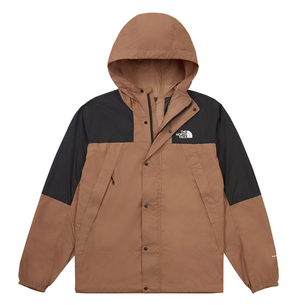 The North Face北面男款棕色WindWall防風外套｜8DGD58W