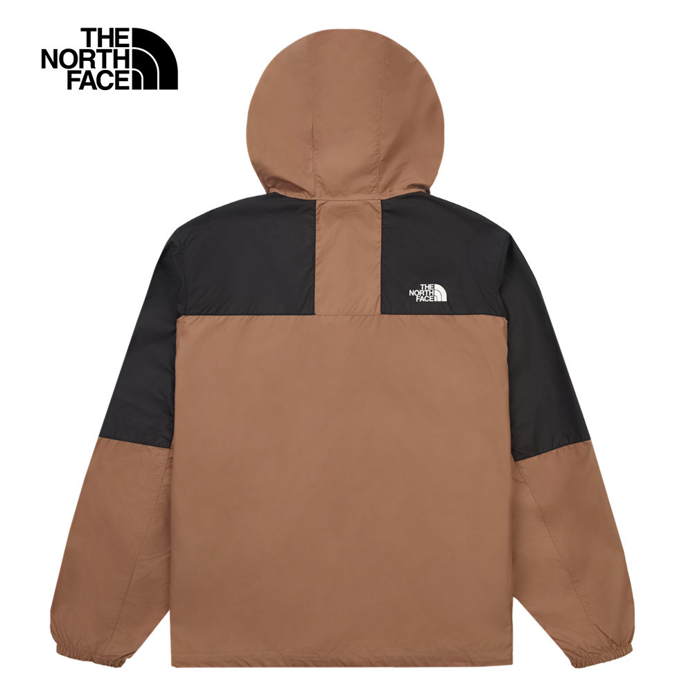The North Face北面男款棕色WindWall防風外套｜8DGD58W
