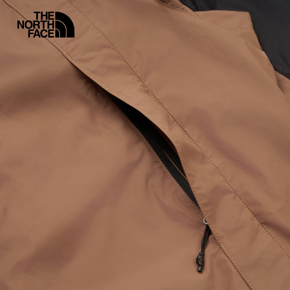 The North Face北面男款棕色WindWall防風外套｜8DGD58W