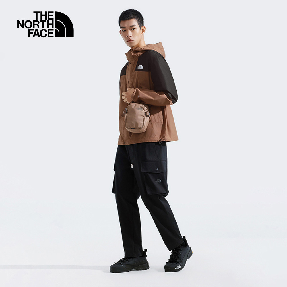 The North Face北面男款棕色WindWall防風外套｜8DGD58W