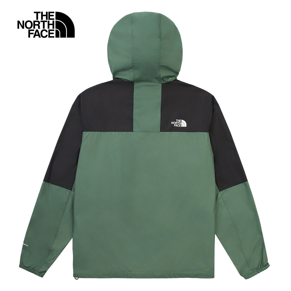 【10/25 00點週末限定】The North Face北面男款綠色WindWall防風外套｜8DGDLFW