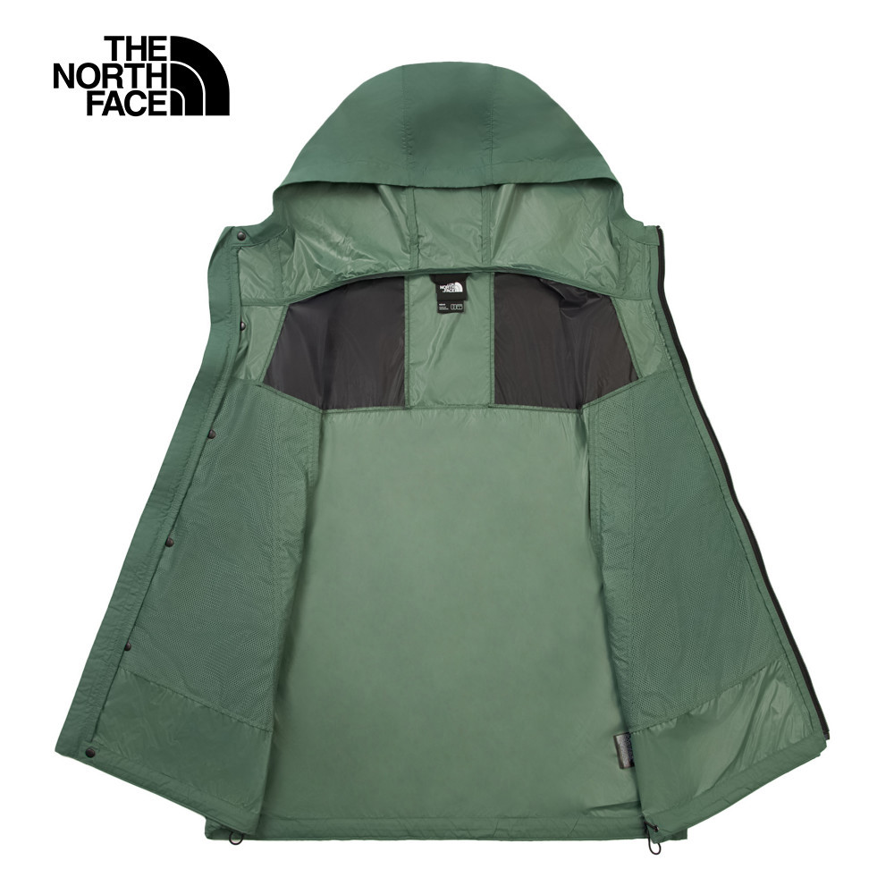 【10/25 00點週末限定】The North Face北面男款綠色WindWall防風外套｜8DGDLFW
