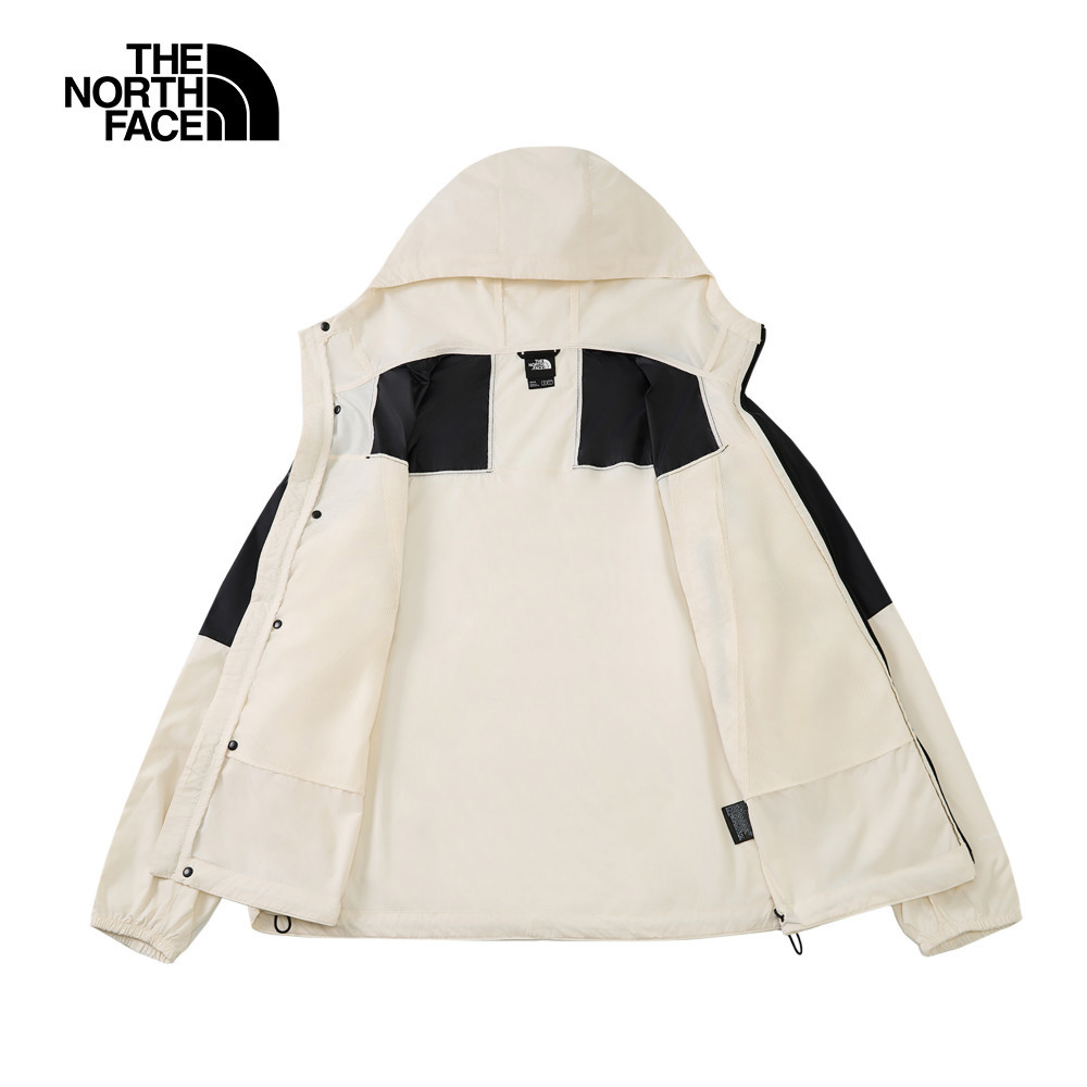 【10/27 00點限時搶購】The North Face北面男款米白色WindWall防風外套｜8DGDROU