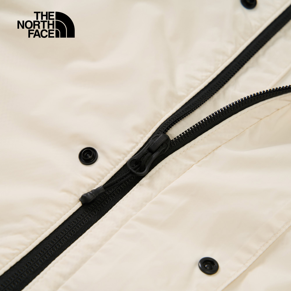【10/27 00點限時搶購】The North Face北面男款米白色WindWall防風外套｜8DGDROU