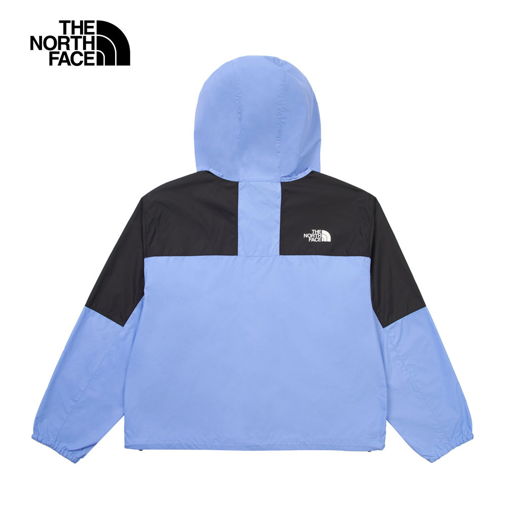【10/25 00點週末限定】The North Face北面女款藍色DWR防潑水防風外套｜8DGS6M9