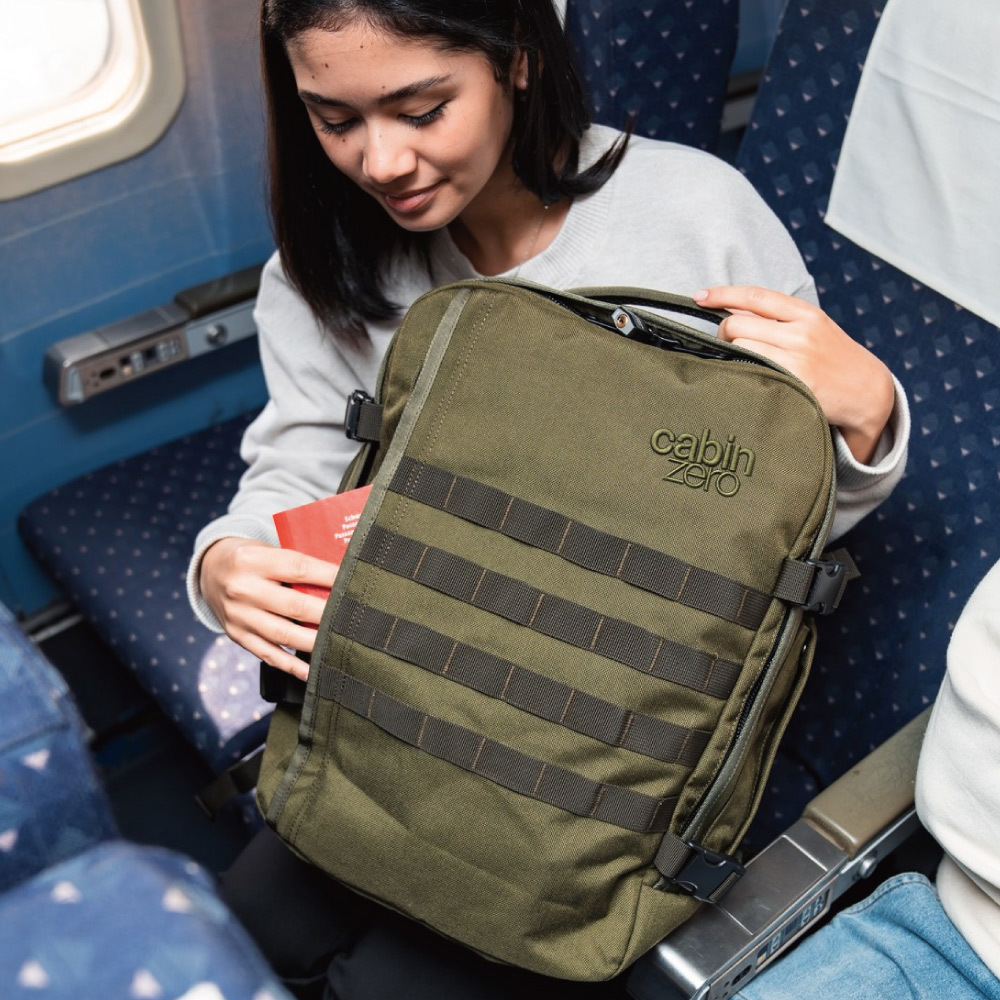 【CabinZero】英國輕旅登機後背包28L - 軍用款(綠)2.0