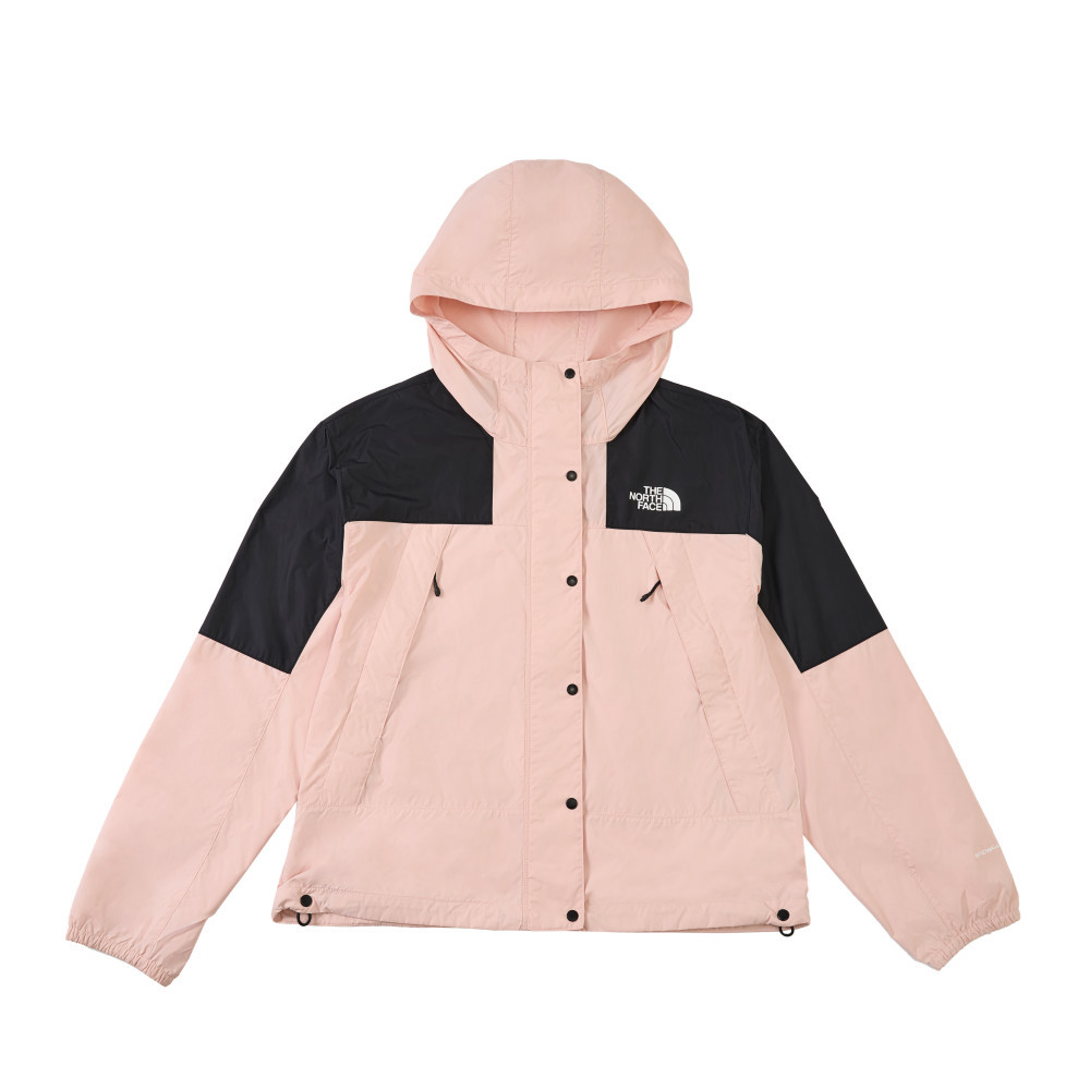 【10/25 12點週末限定】The North Face北面女款粉紅色DWR防潑水防風外套｜8DGSHZI
