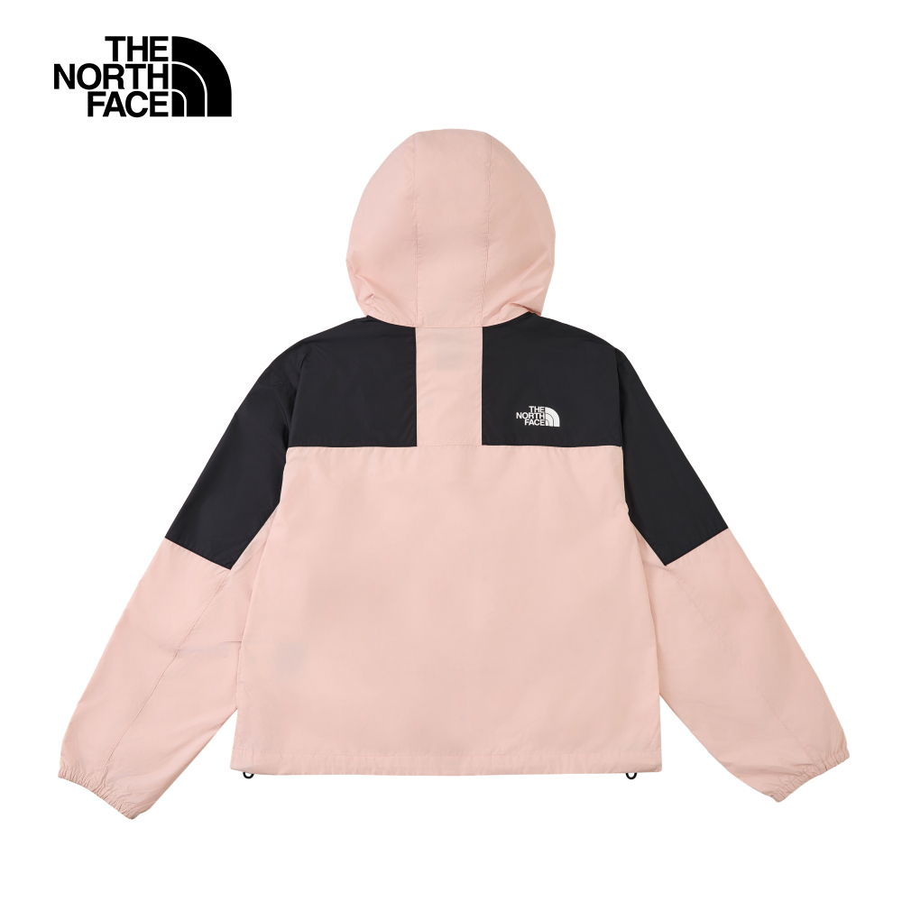 【10/25 12點週末限定】The North Face北面女款粉紅色DWR防潑水防風外套｜8DGSHZI