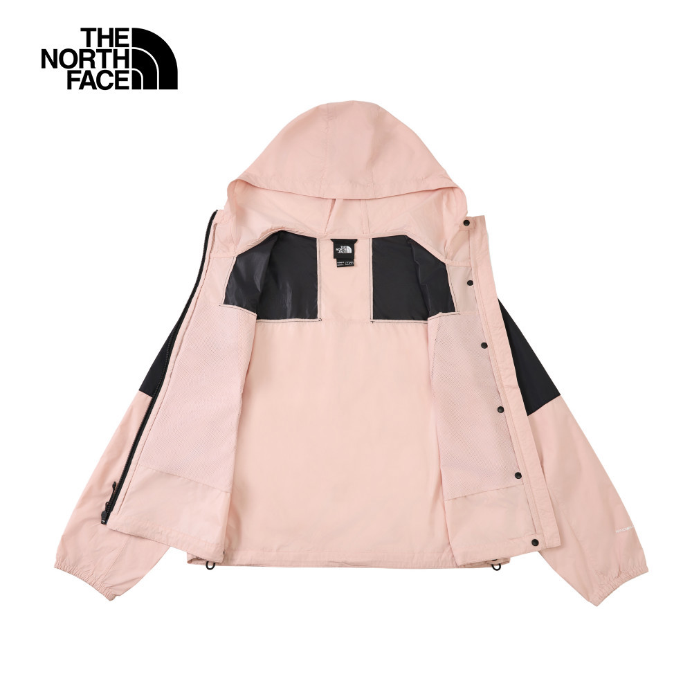 【10/25 12點週末限定】The North Face北面女款粉紅色DWR防潑水防風外套｜8DGSHZI