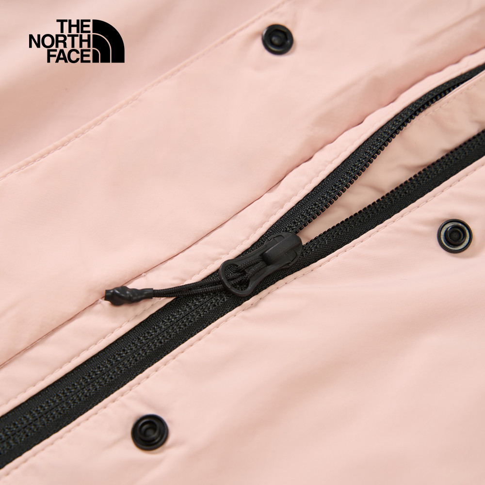 【10/25 12點週末限定】The North Face北面女款粉紅色DWR防潑水防風外套｜8DGSHZI