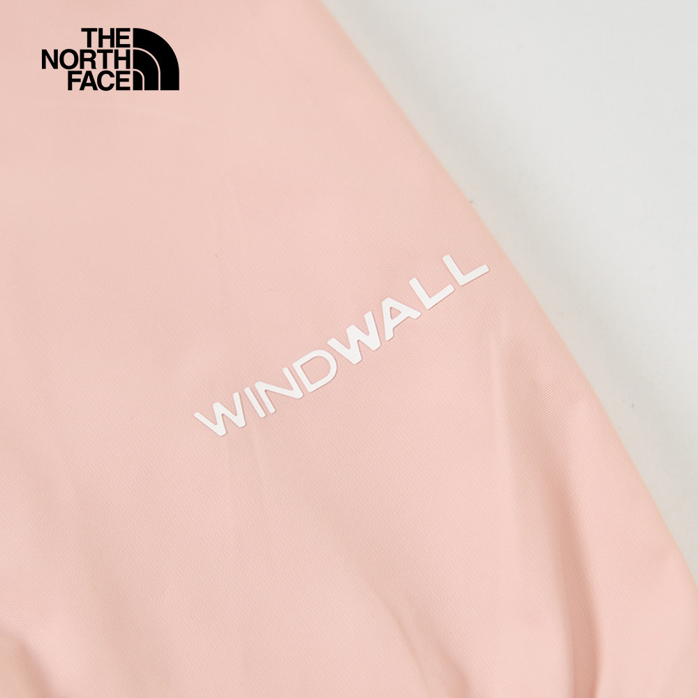 【10/25 12點週末限定】The North Face北面女款粉紅色DWR防潑水防風外套｜8DGSHZI