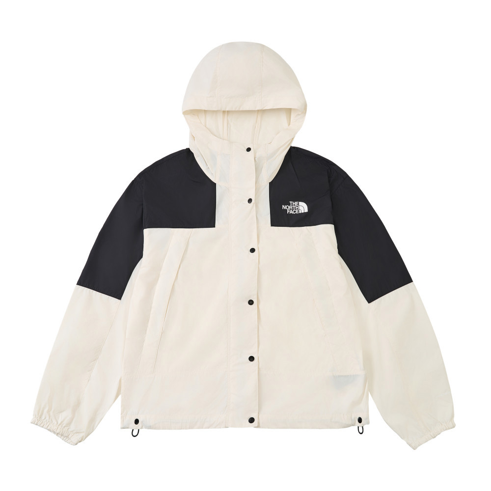 【10/26 00點限時搶購】The North Face北面女款米白色DWR防潑水防風外套｜8DGSROU