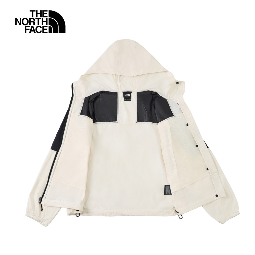 【10/26 00點限時搶購】The North Face北面女款米白色DWR防潑水防風外套｜8DGSROU
