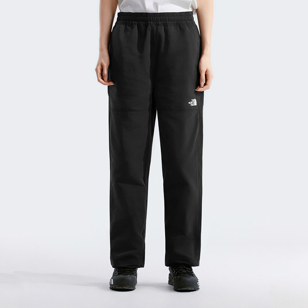 【10/26 00點限時搶購】The North Face北面女款黑色DWR防潑水休閒長褲｜8DK9JK3