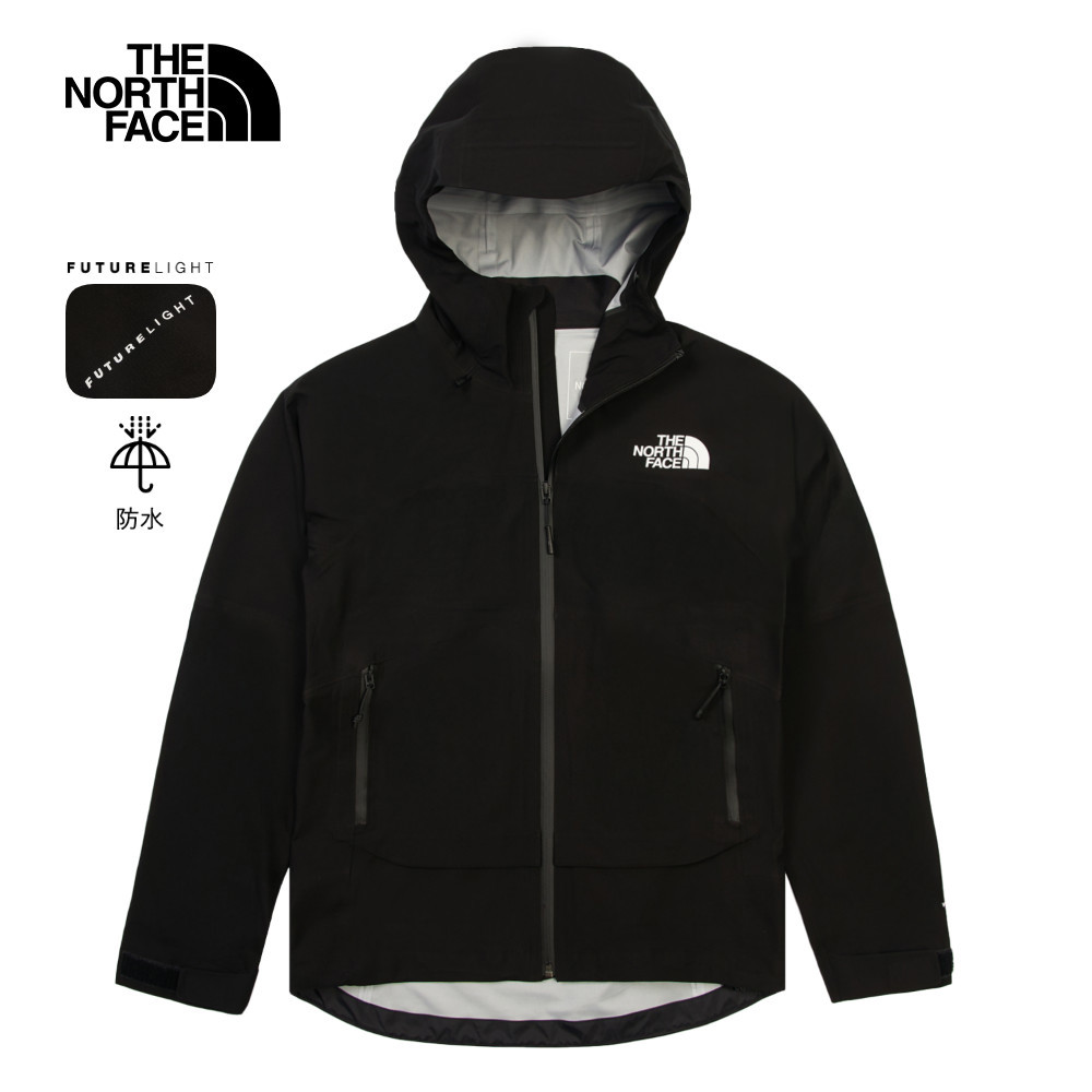 The North Face北面女款黑色FUTURELIGHT防水透氣衝鋒衣｜8DKHJK3