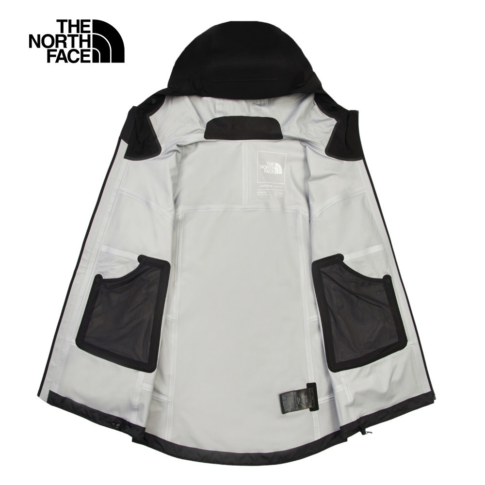 The North Face北面女款黑色FUTURELIGHT防水透氣衝鋒衣｜8DKHJK3