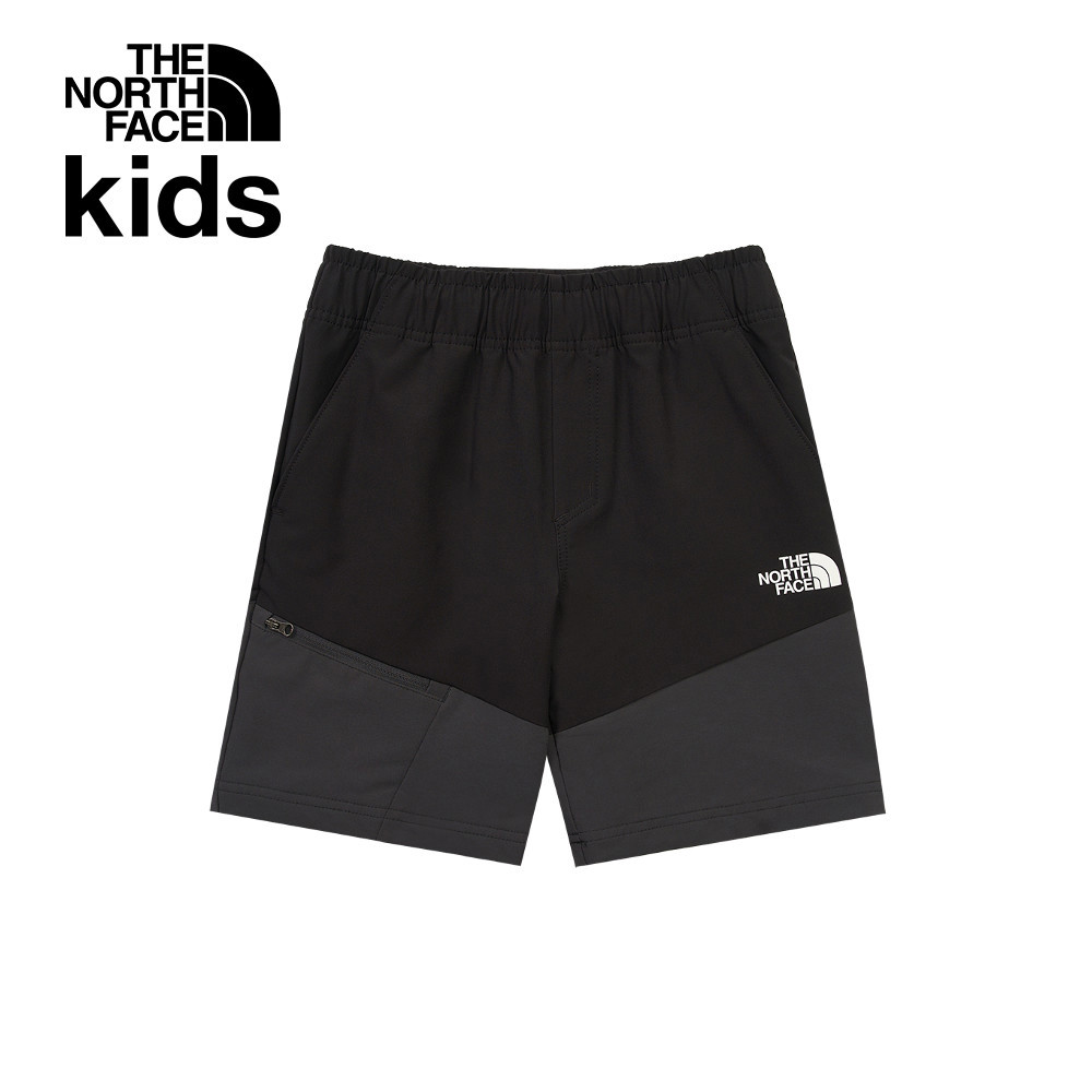 【10/27 00點限時搶購】The North Face北面兒童黑色DWR防潑水短褲｜8AY2KT0