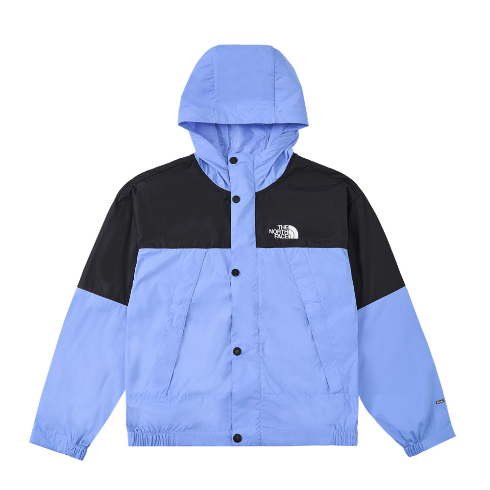 【10/25 12點週末限定】The North Face北面兒童藍色DWR防潑水防風外套｜8B800YI