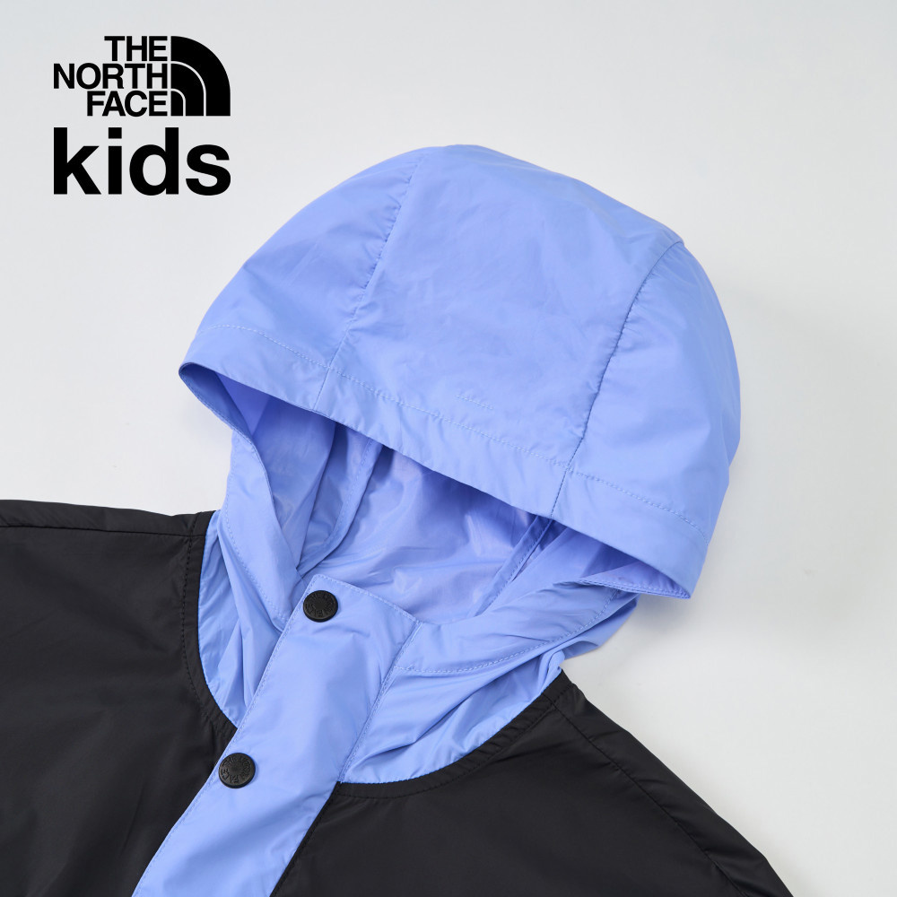 【10/25 12點週末限定】The North Face北面兒童藍色DWR防潑水防風外套｜8B800YI