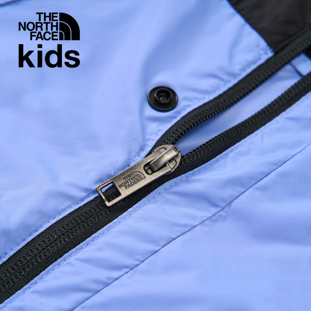 【10/25 12點週末限定】The North Face北面兒童藍色DWR防潑水防風外套｜8B800YI