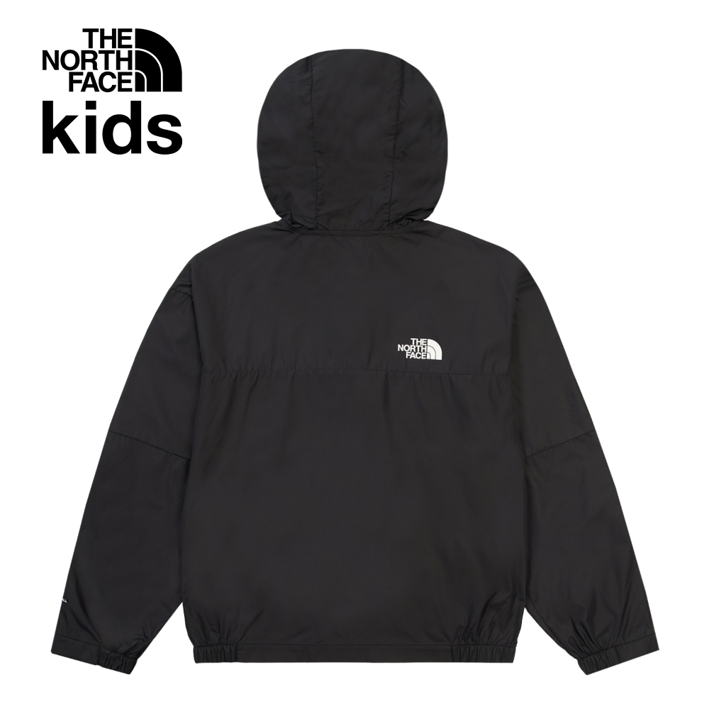 【10/26 12點限時搶購】The North Face北面兒童黑色DWR防潑水防風外套｜8B80JK3