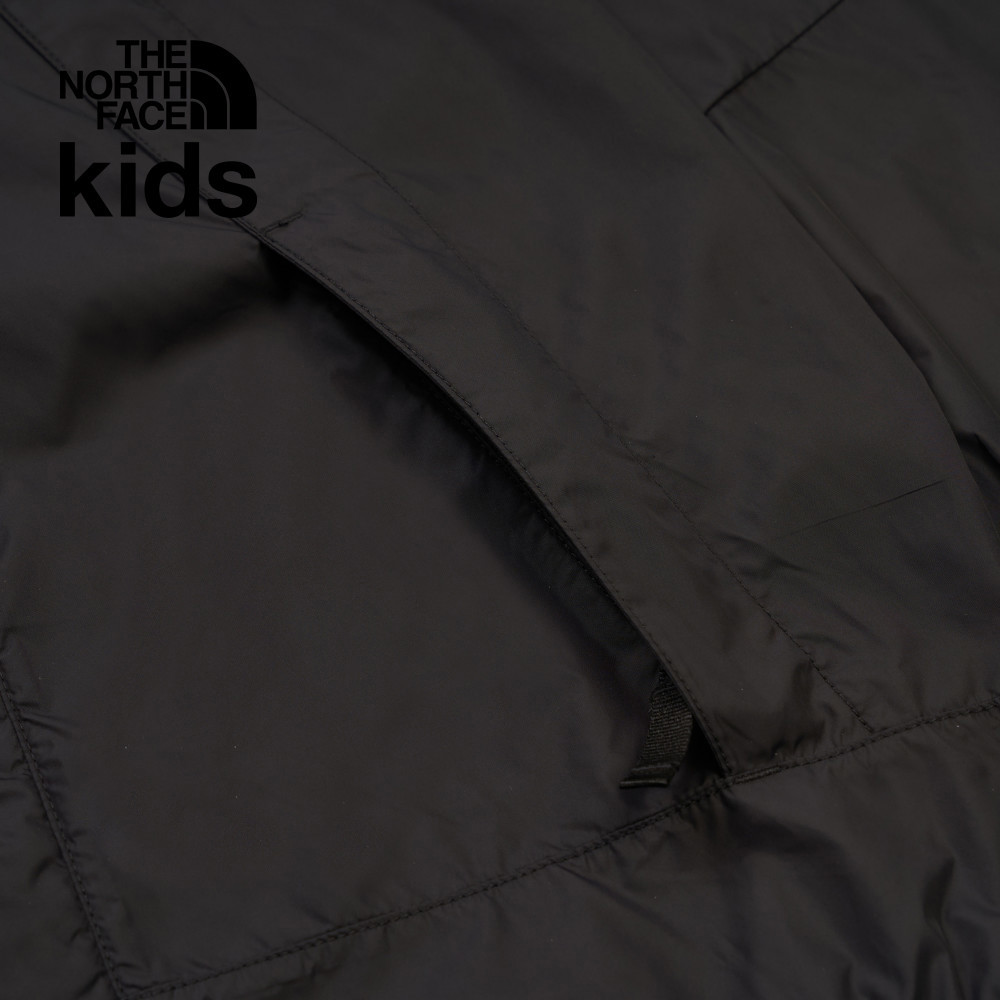 【10/26 12點限時搶購】The North Face北面兒童黑色DWR防潑水防風外套｜8B80JK3