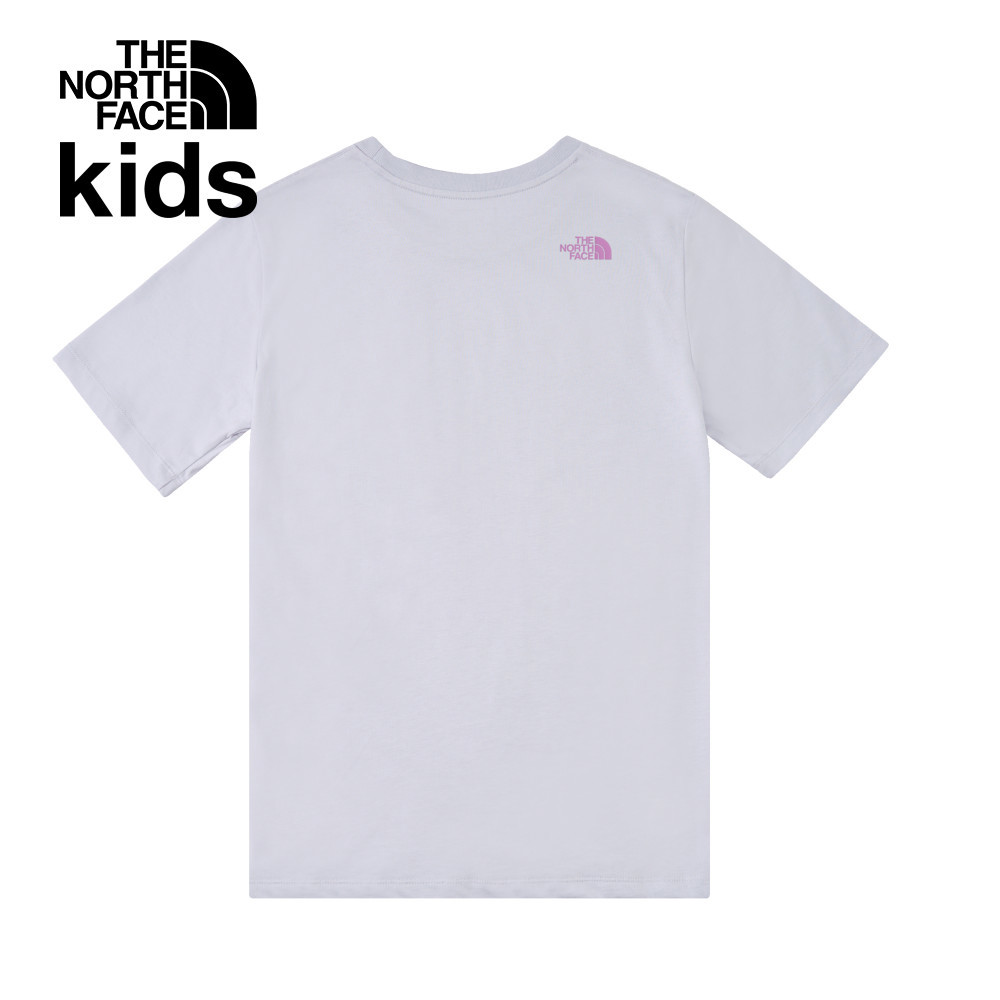【10/25 12點週末限定】The North Face北面兒童灰色純棉經典品牌印花短袖T恤｜8DCP0TI