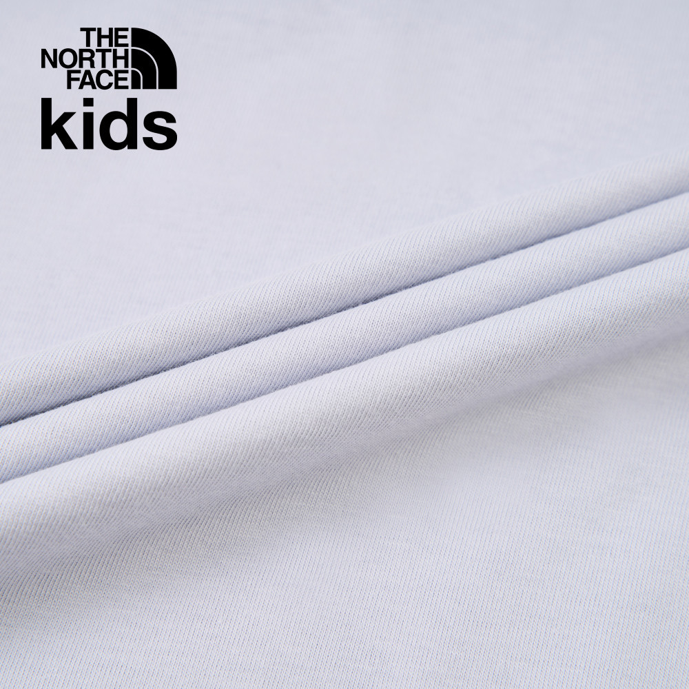 【10/25 12點週末限定】The North Face北面兒童灰色純棉經典品牌印花短袖T恤｜8DCP0TI