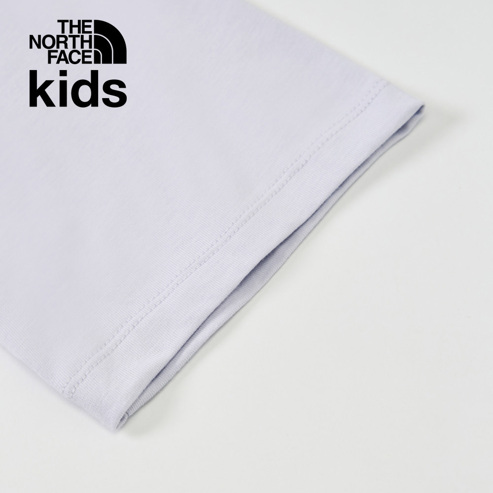 【10/25 12點週末限定】The North Face北面兒童灰色純棉經典品牌印花短袖T恤｜8DCP0TI