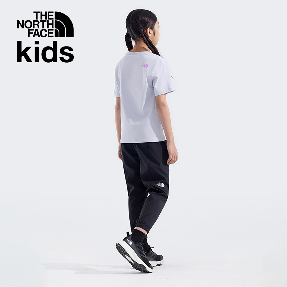 【10/25 12點週末限定】The North Face北面兒童灰色純棉經典品牌印花短袖T恤｜8DCP0TI