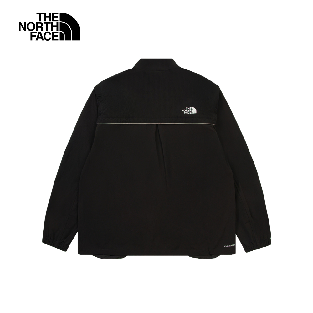 UE男款黑色吸濕排汗長袖襯衫｜8CJQJK3