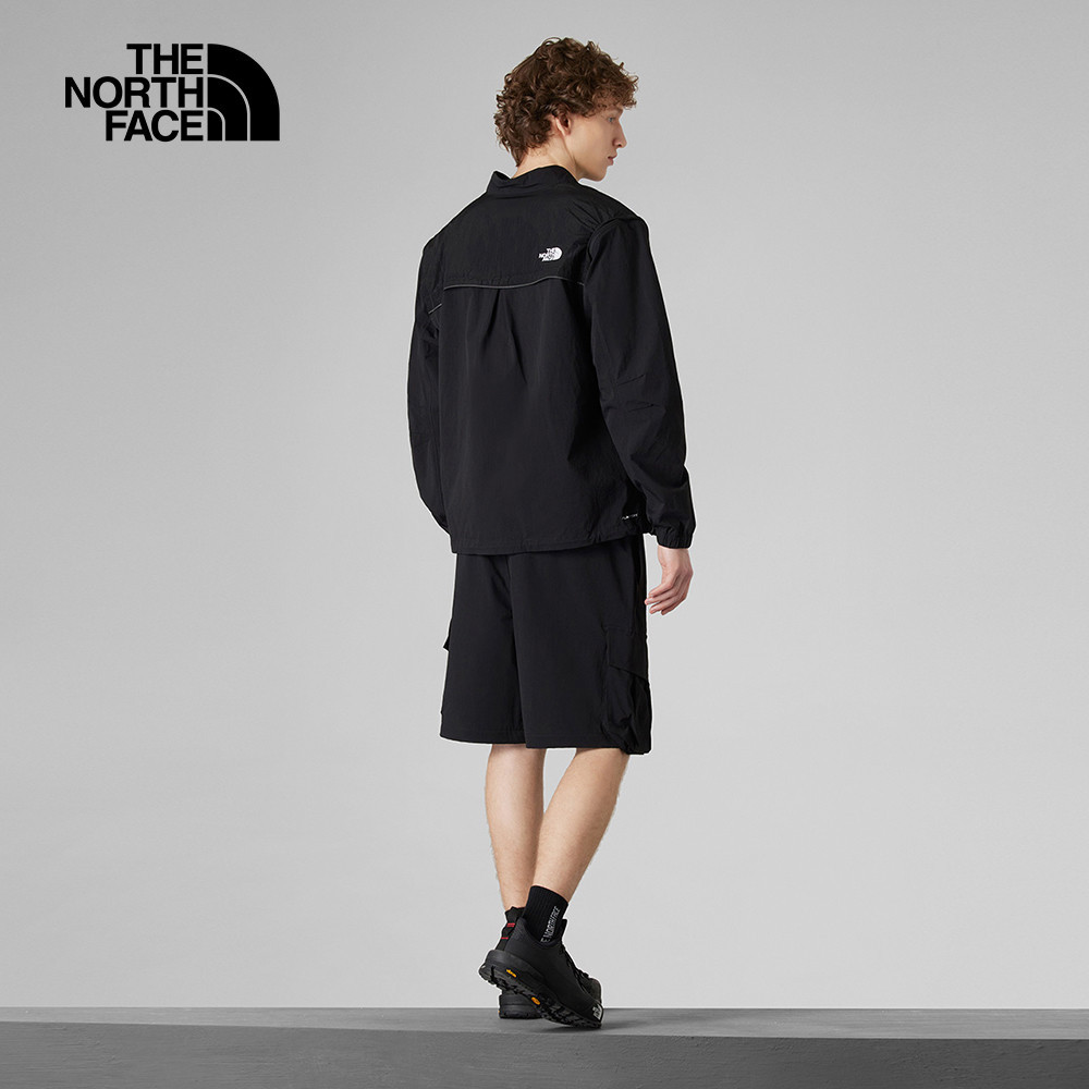 UE男款黑色吸濕排汗長袖襯衫｜8CJQJK3