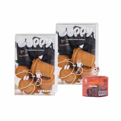 【CUPPY 咖彼】冷萃凍乾咖啡｜嚴選組(12入)*2+冷萃凍乾咖啡｜嘗鮮組(3入)*1-廠商直送