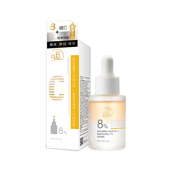BB 8%維他命C+1%補骨脂酚AC煥亮精華30ml