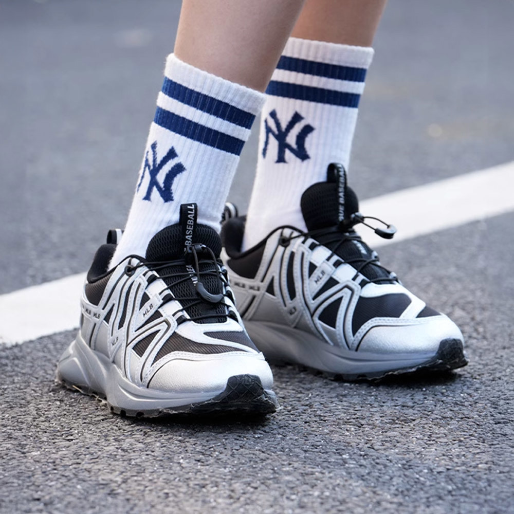 MLB 厚底老爹鞋 運動休閒鞋 Ground Chunky系列 紐約洋基隊 (3ASHG015N-50BKS)