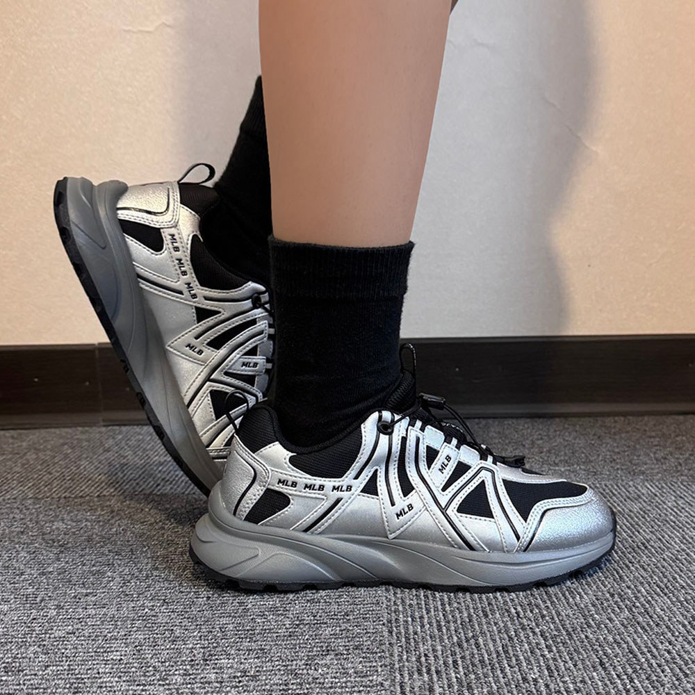 MLB 厚底老爹鞋 運動休閒鞋 Ground Chunky系列 紐約洋基隊 (3ASHG015N-50BKS)