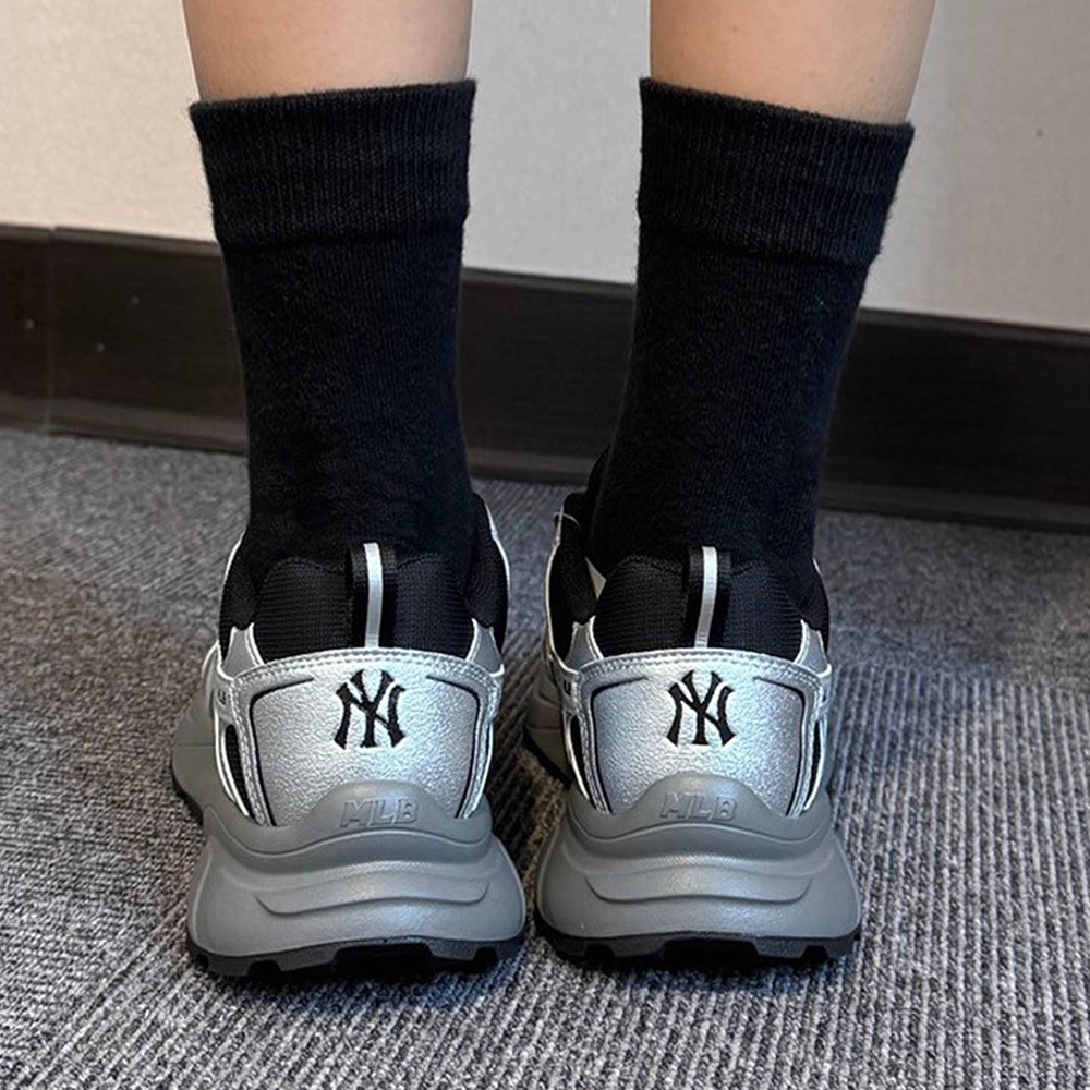 MLB 厚底老爹鞋 運動休閒鞋 Ground Chunky系列 紐約洋基隊 (3ASHG015N-50BKS)