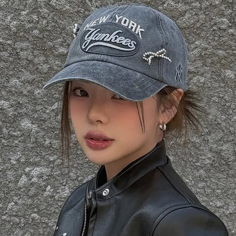 MLB 可調式軟頂棒球帽 Varsity系列 紐約洋基隊 (3ACPV165N-50CGS)