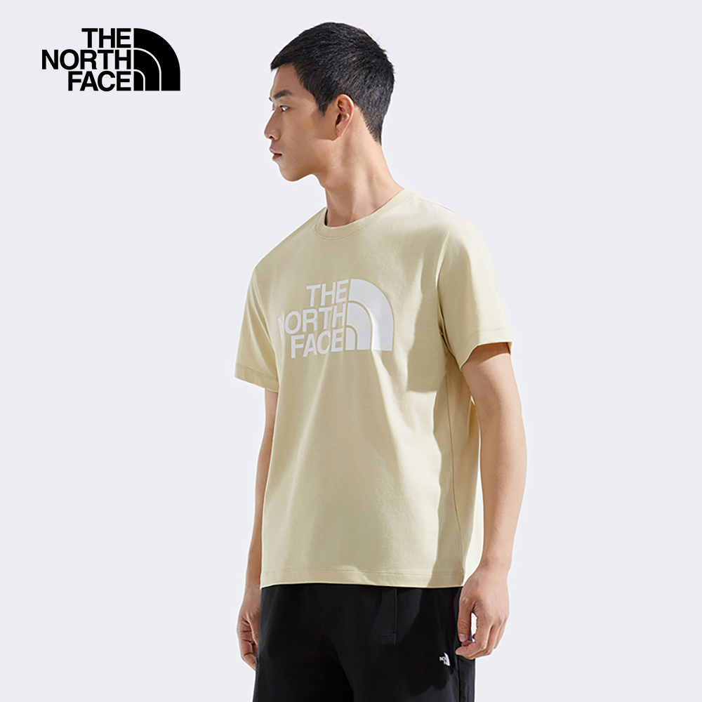 【10/25 12點週末限定】The North Face北面男款米色吸濕排汗短袖T恤｜88GY3X4