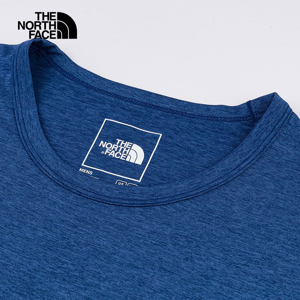 【10/26 00點限時搶購】The North Face北面男款藍色吸濕排汗短袖T恤｜8BYJD1R