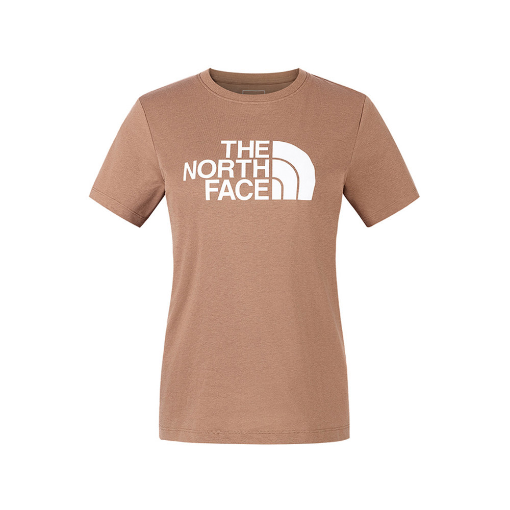 The North Face北面女款棕色吸濕排汗短袖T恤｜8CK96IH