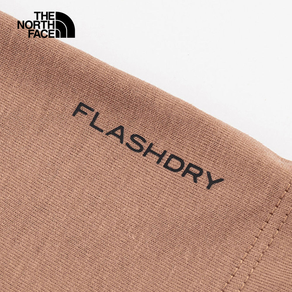 The North Face北面女款棕色吸濕排汗短袖T恤｜8CK96IH