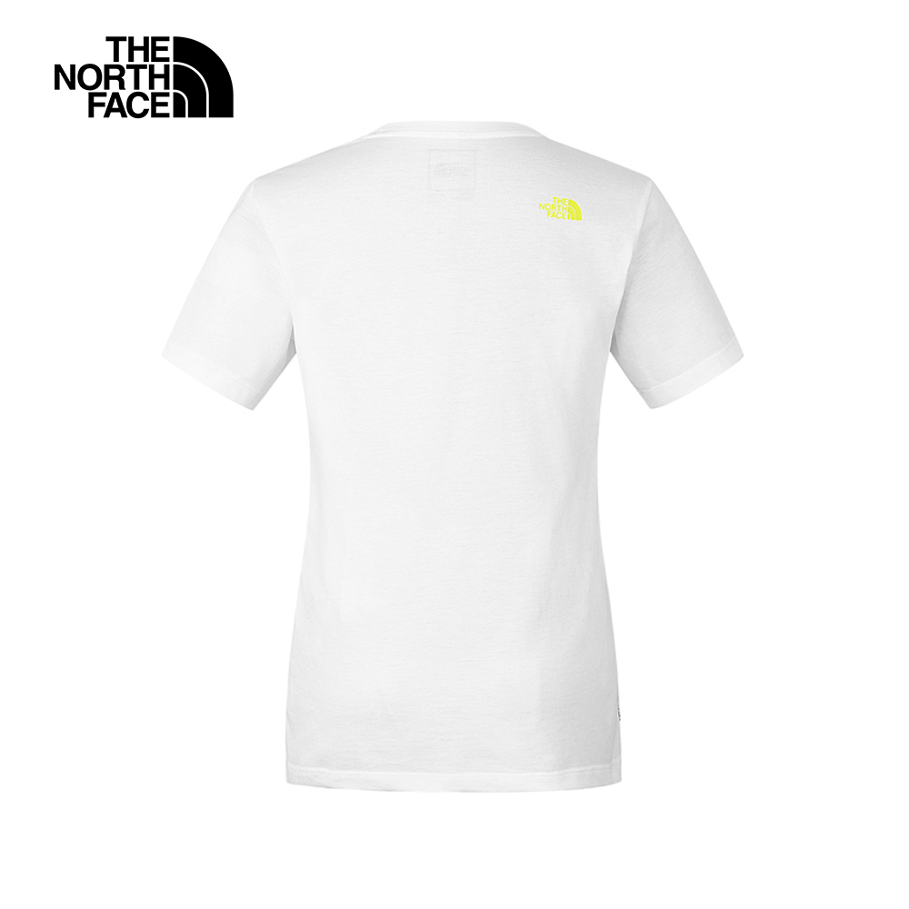 The North Face北面女款白色吸濕排汗短袖T恤｜8CK9FN4