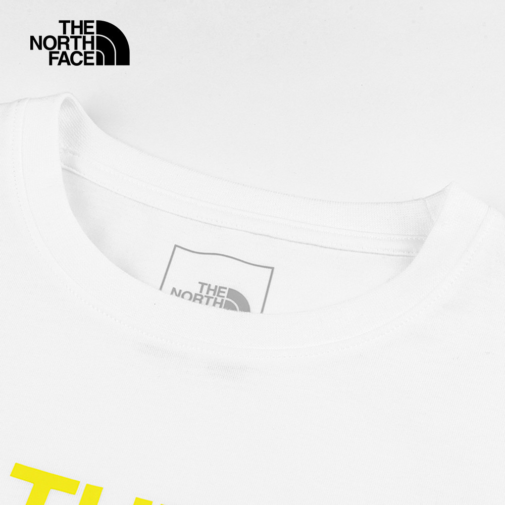 The North Face北面女款白色吸濕排汗短袖T恤｜8CK9FN4