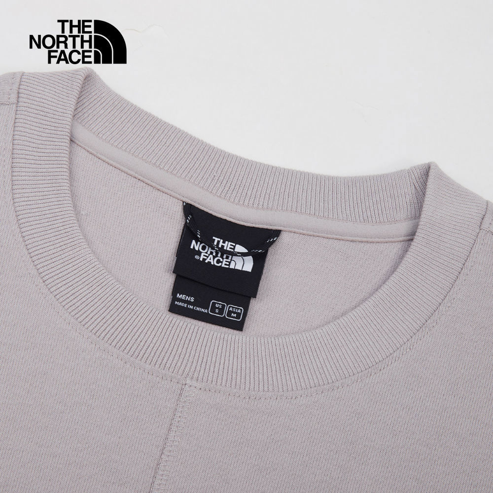 UE男款灰色純棉大尺寸印花短袖T恤｜8CKD1OA