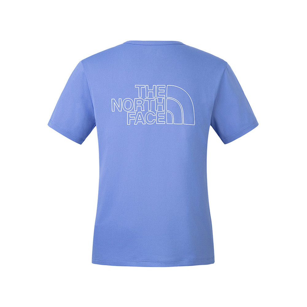 【10/26 12點限時搶購】The North Face北面女款藍色吸濕排汗短袖T恤｜8CYX0YI