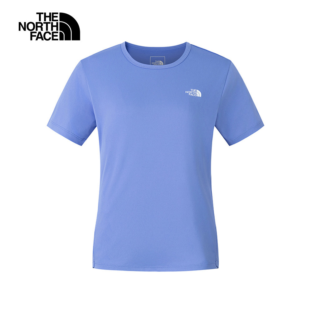 【10/26 12點限時搶購】The North Face北面女款藍色吸濕排汗短袖T恤｜8CYX0YI